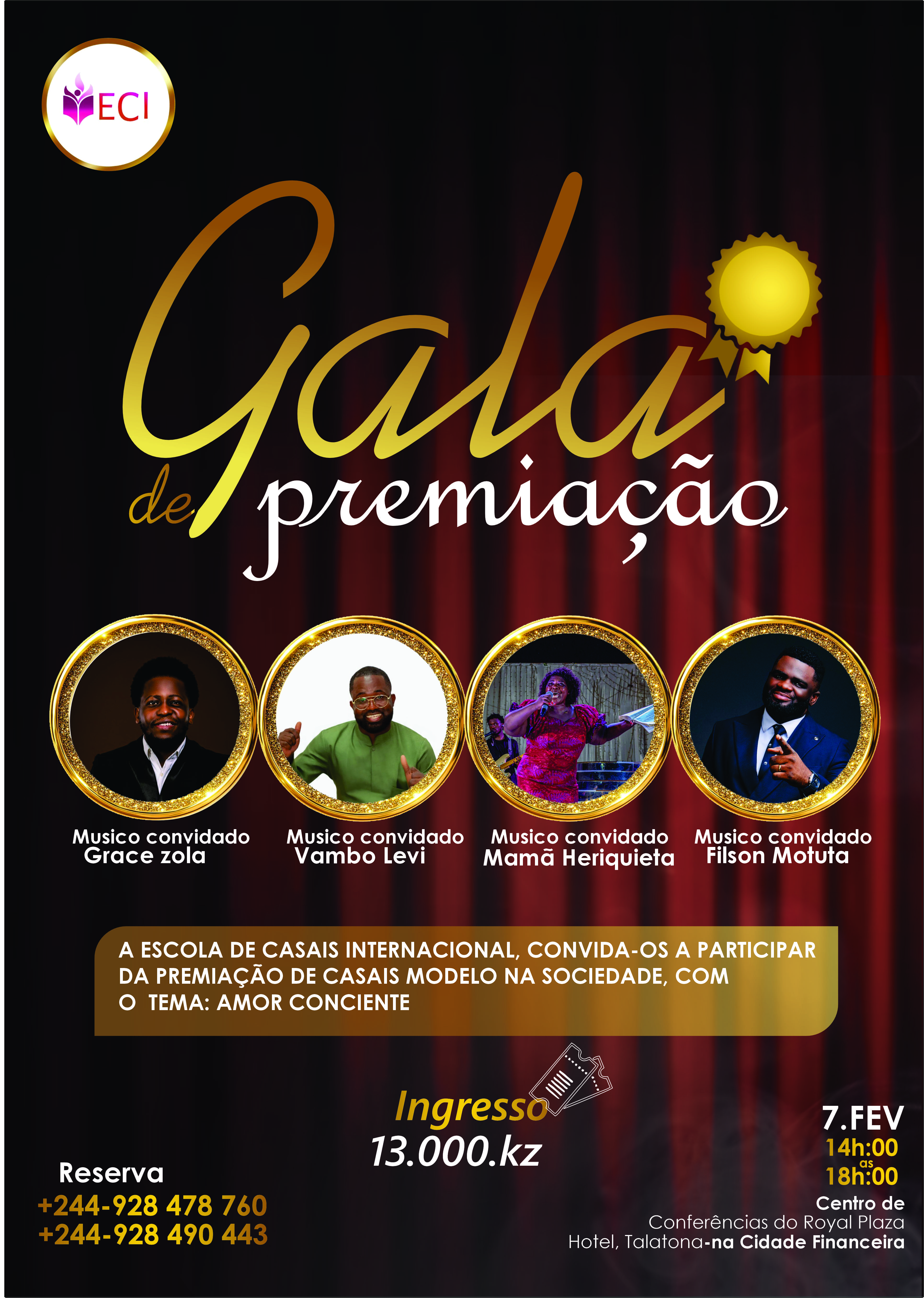 Gala de Premiação de Casais Modelo na Sociedade - Amor Consciente
