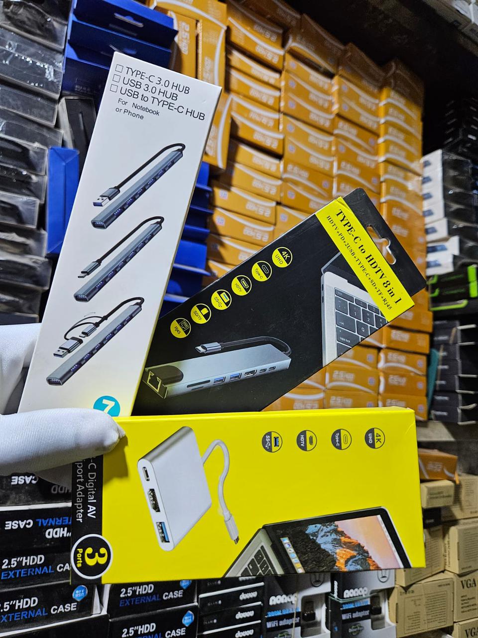 Type C Digital AV 3 Port Adapter